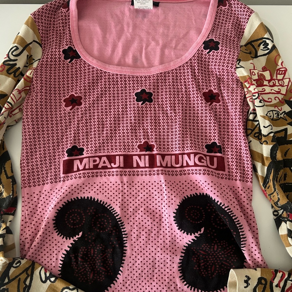 Pink and Black womens  Shirt
